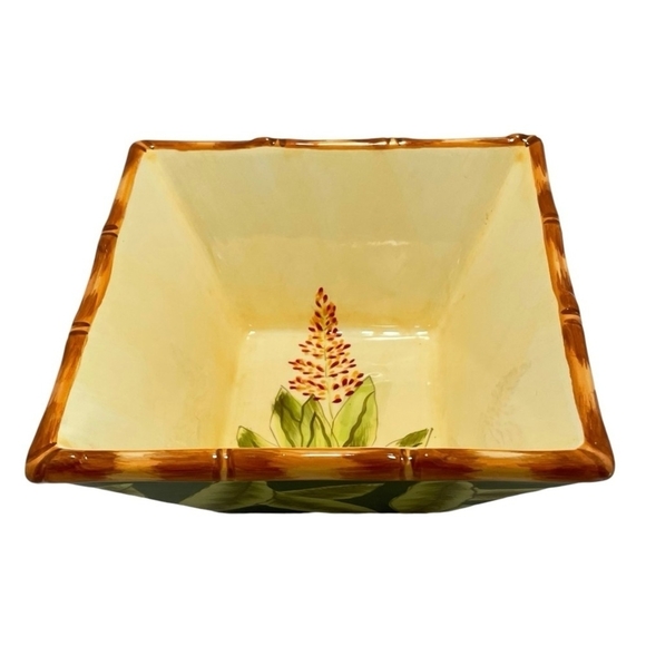 Bowl Set Sweet Olive Designs Jane Adams Tropical Floral
3-Pcs 6” Square Bowl Set - Picture 6 of 10